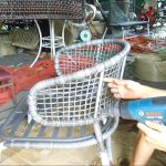 Cách đan ghế mây ban công tại Xưởng Minh Thy