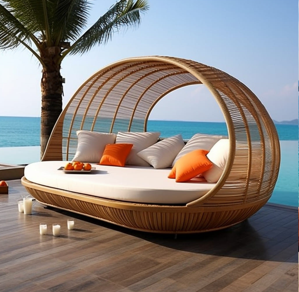 giường tắm nắng mái vòm Minh Thy Furniture