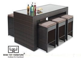 BÀN GHẾ QUẦY BAR MT814