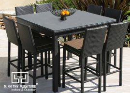 BÀN GHẾ QUẦY BAR MT819