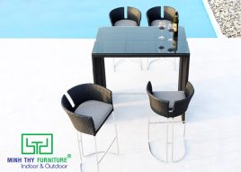 BÀN GHẾ QUẦY BAR MT834