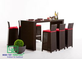 BÀN GHẾ QUẦY BAR MT836