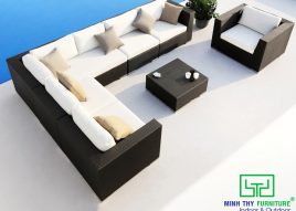 SOFA MÂY NHỰA MT131