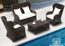 SOFA MÂY NHỰA MT162