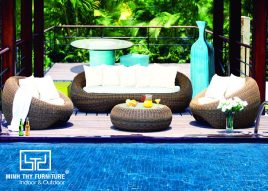 SOFA MÂY NHỰA MT1A22