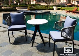 BÀN GHẾ NHỰA GIẢ MÂY MT2A237