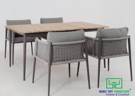 BÀN GHẾ NHỰA GIẢ MÂY MT2A241