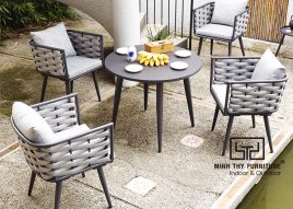 BÀN GHẾ NHỰA GIẢ MÂY MT2A221