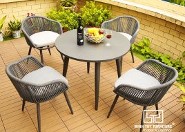 BÀN GHẾ NHỰA GIẢ MÂY MT2A224