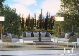 SOFA MÂY NHỰA MT1A78