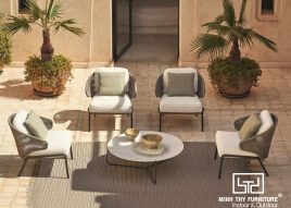 BÀN GHẾ NHỰA GIẢ MÂY MT2A249