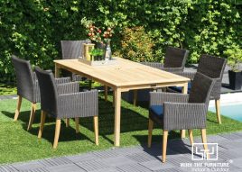 BÀN GHẾ NHỰA GIẢ MÂY MT2A263