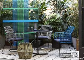 BÀN GHẾ NHỰA GIẢ MÂY MT2A252