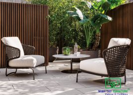 Bộ bàn ghế cafe ngoài trời MT 2A215