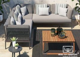 Bộ sofa dây dù ngoài trời