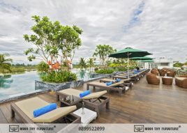 Ghế hồ bơi mây nhựa MT 4A18