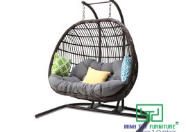 Xích đu đôi mây nhựa MT 990